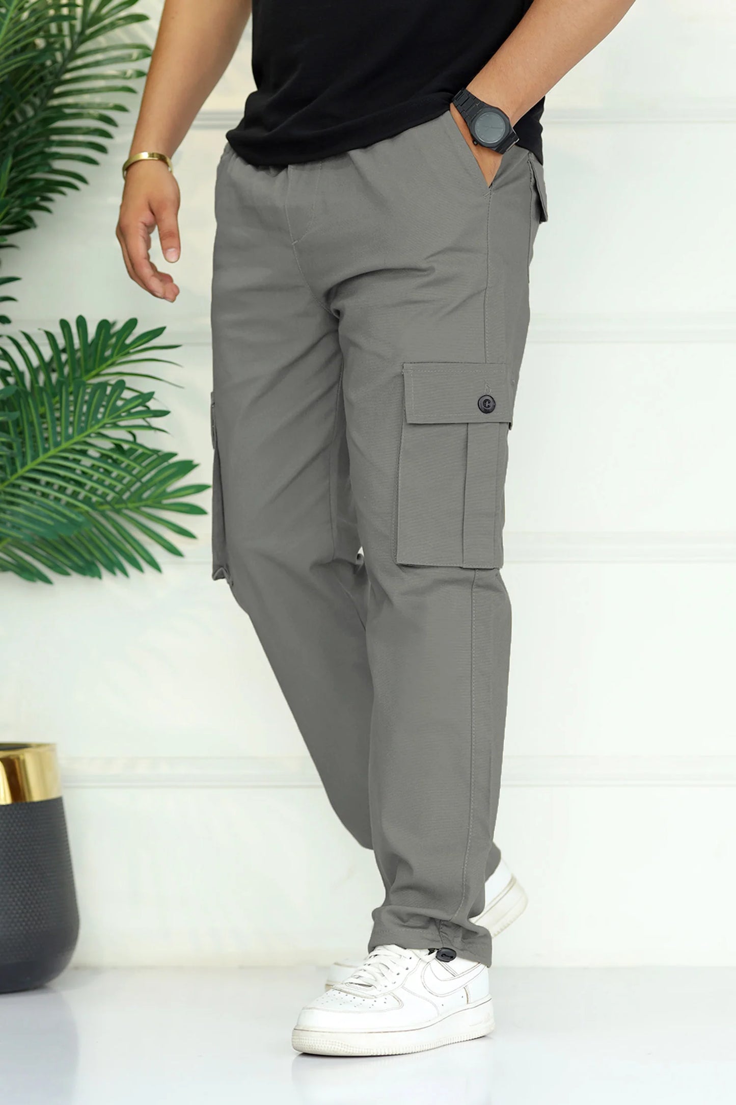 Turbo's 6 Pockets Loose Bottom Cargo Trouser
