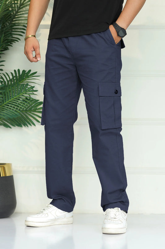 Turbo's 6 Pockets Loose Bottom Cargo Trouser